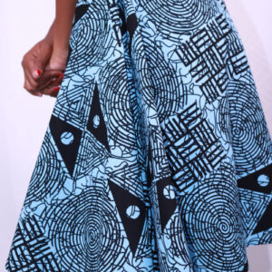 Alternative view of Sid Gathers Dress – Elegant, Bold & Uniquely African